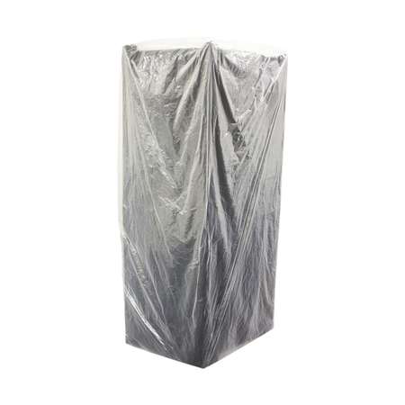Tuffgards High Density Polyethylene Clear Roll Pack 52"x80" Bun Rack Cover, PK50 303679971